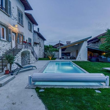 La Cabane Du 375, Piscine Clim,Jacuzzi Et Insolite Saint-Jean-de-Moirans Buitenkant foto
